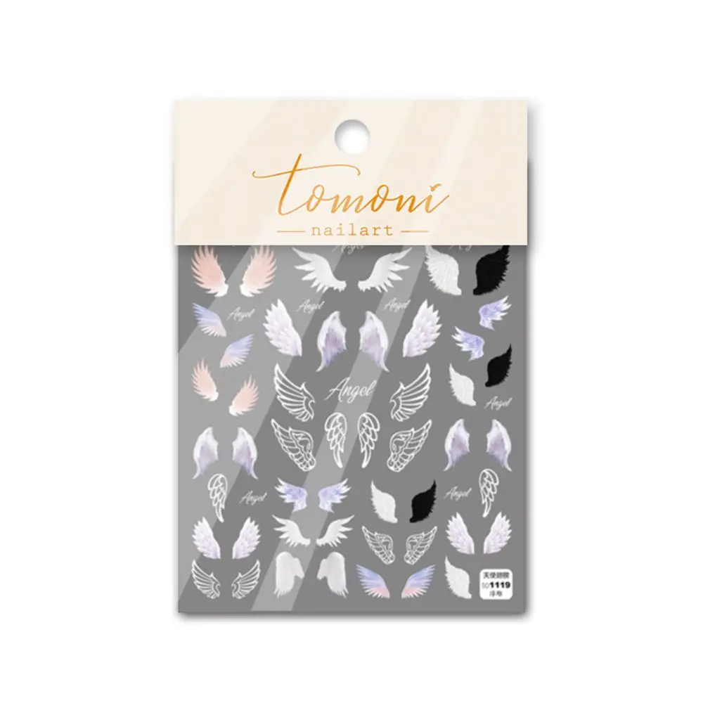 

Self Adhesive stickers Diverse styles Special Design Nail Decorations Nail Art Decal Manicure Tool 3D Angel Wings Nail Sticker
