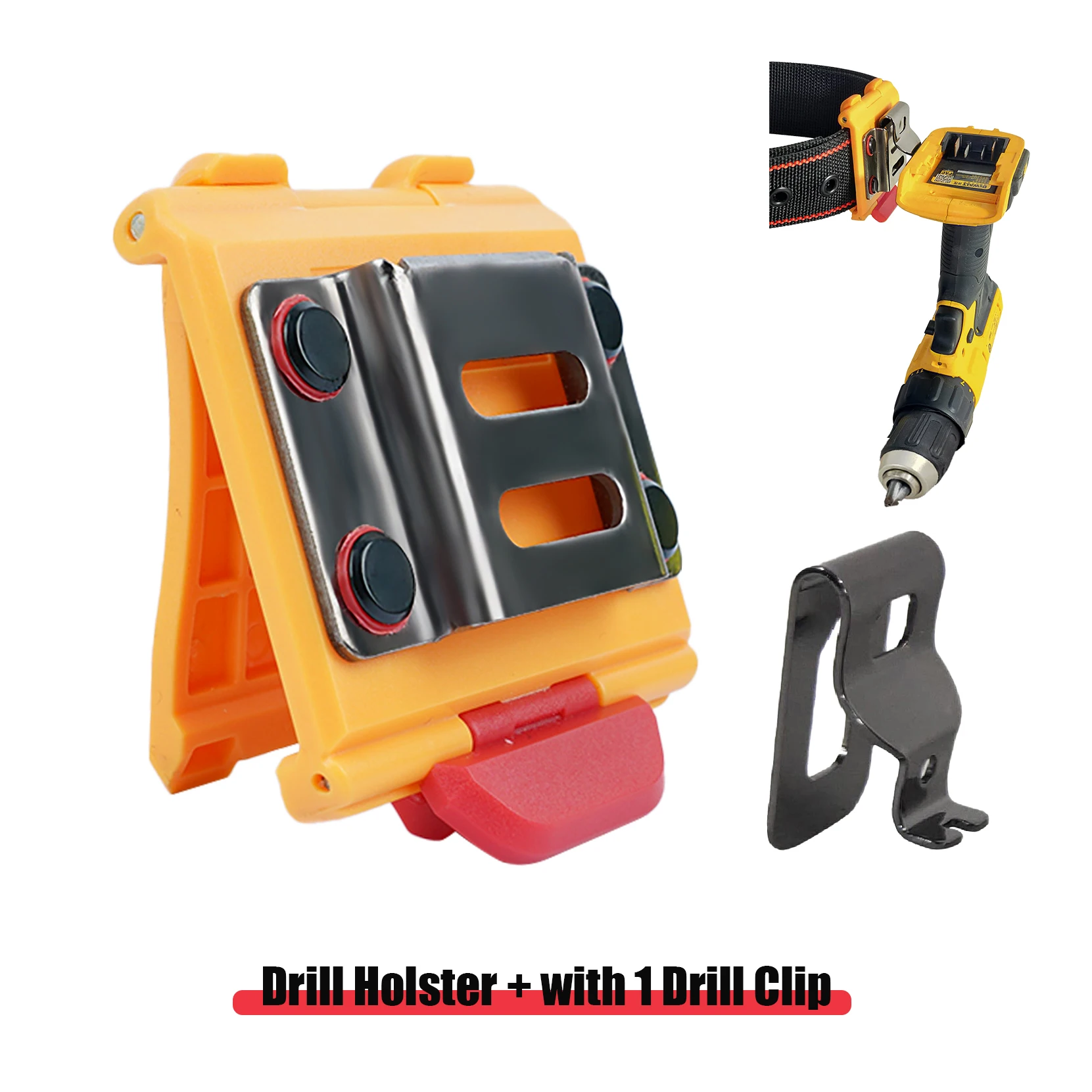 Tape Measure Holder, Belt Tape Measure Holder with 1 Tape Measure Belt Clip  Belt Tape Measure Clip, Clip-on Tape Measure Holder