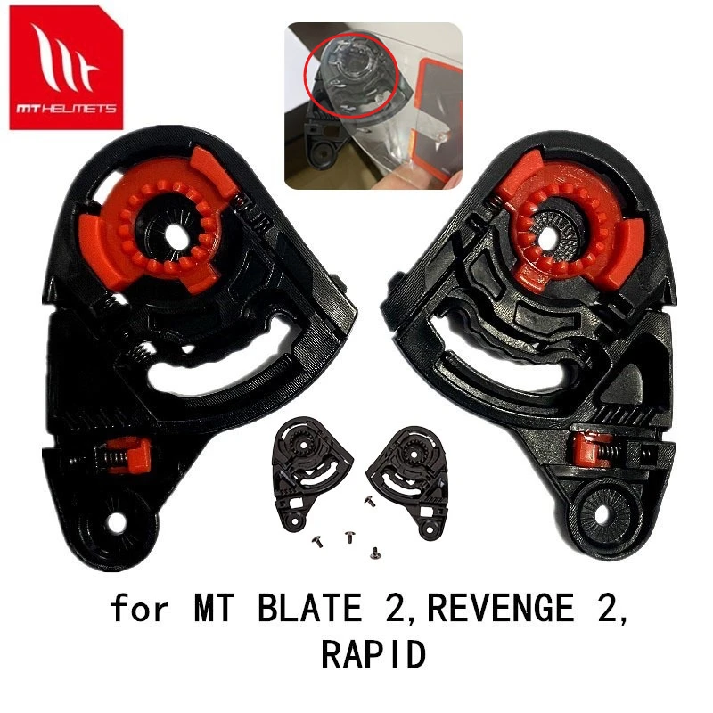 

MT-V-14 Shield Base Motorcycle Helmet Visor Base Plate for MT BLADE 2 REVENGE 2 TARGO RAPIDE Replacement Parts Para Moto