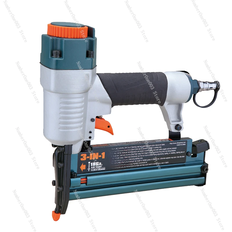 

DAJ Pneumatic 3-in-1 Air Nail Gun Woodworking F30 Straight Nail Gun Steel Nail Gun