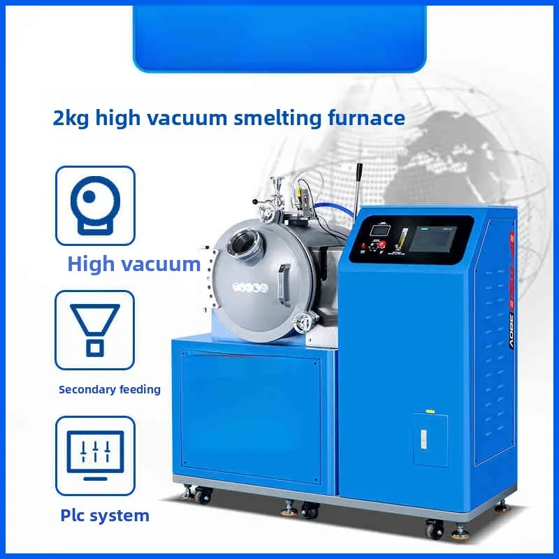 

Vacuum Density Low Oxidation Electromagnetic Stirring Secondary Charge Machine High Frequency Induction Melting Furnace