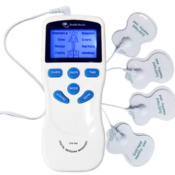 TENS Electric Muscle Stimulator 8 Modes EMS Digital Therapy Acupuncture Physiotherapy Slimming Machine Relax Body Massager