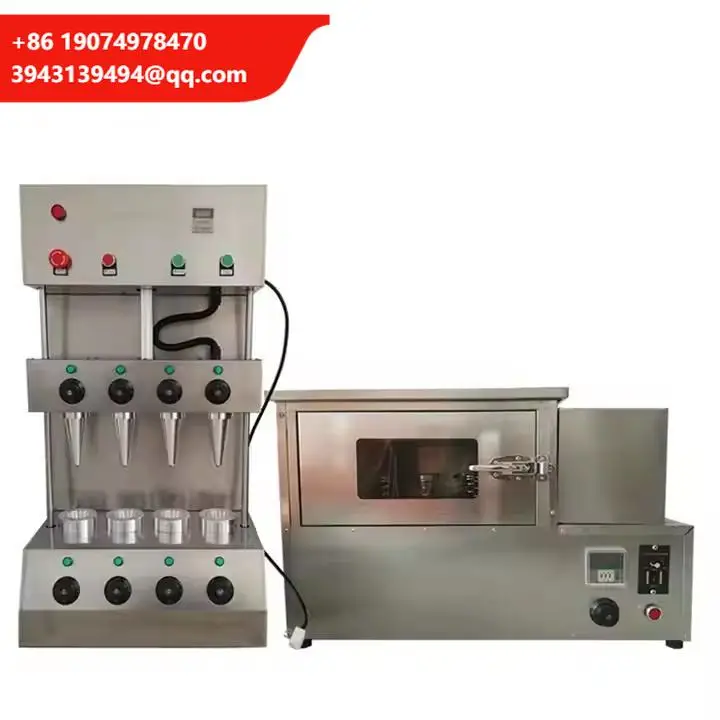 

Набор оборудования для приготовления хрустящих рожков для мороженого и пиццы из нержавеющей стали, машина для формирования слоеного теста, аппарат для приготовления закусок-рожков