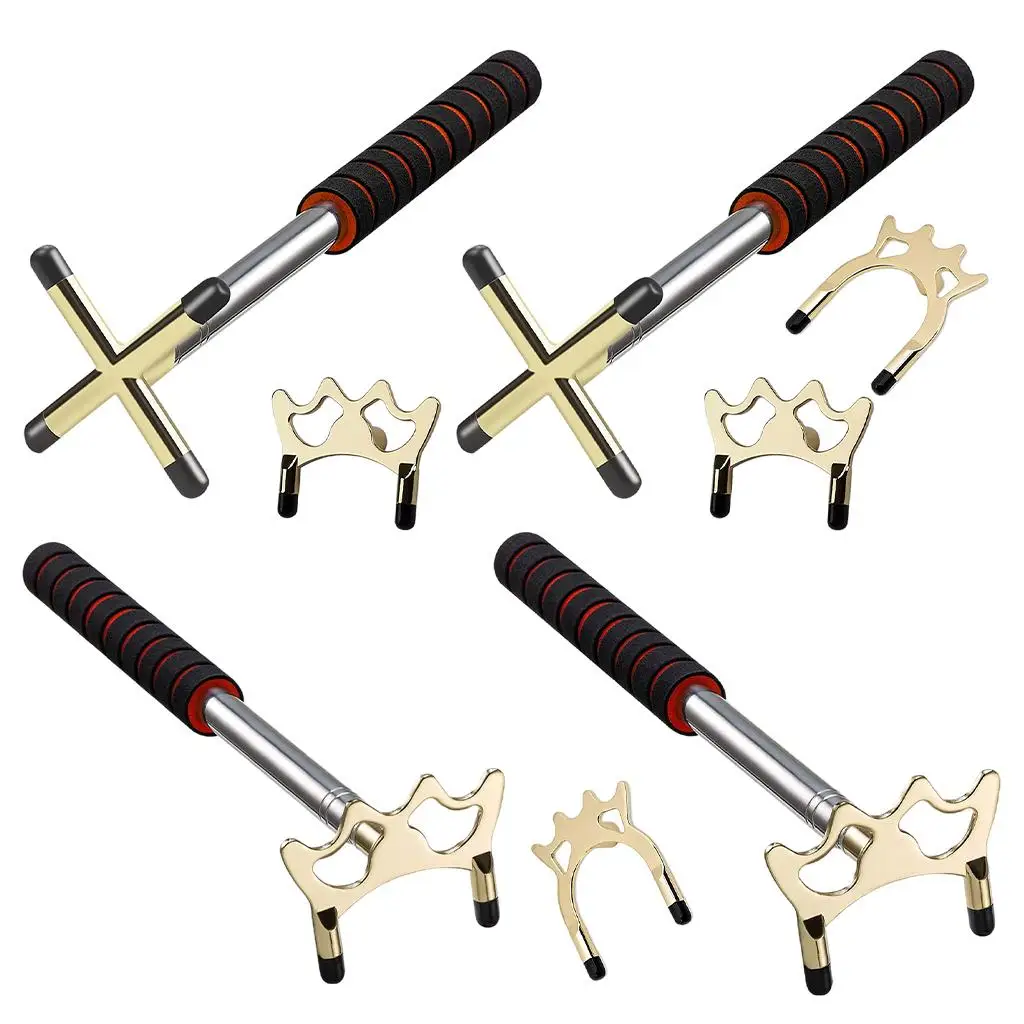 

Telescopic Billiards Pool Cue Bridge Stick with Brass Bridge Heads Portable for