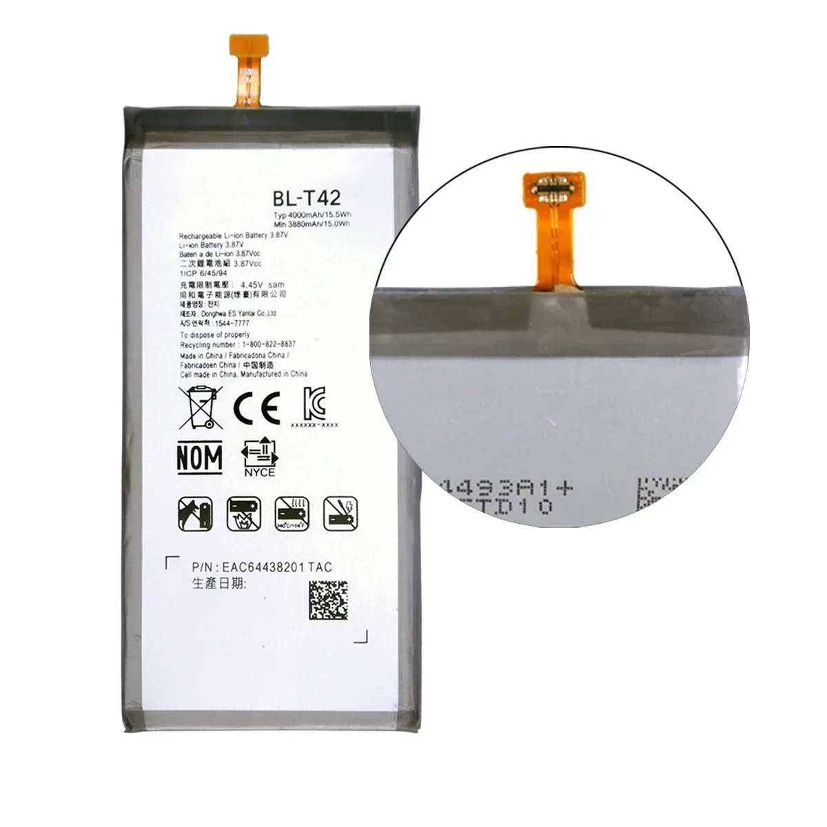 Brand New Battery BL-T42  BL-T44 For LG V50 ThinQ 5G  LM-V500 V500N V500EM V500XM Stylo 5 K50 Q60 K40S K51 X6-2019 X6 2019