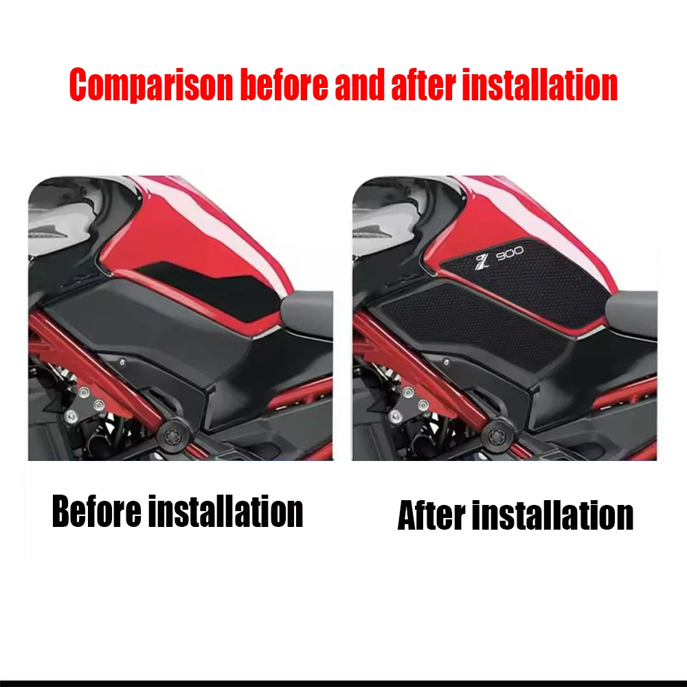 C 2017 - 2023 2022 2021 New Motorcycle Tank Pad Protector Sticker Decal Gas Knee Grip Z900 /SE