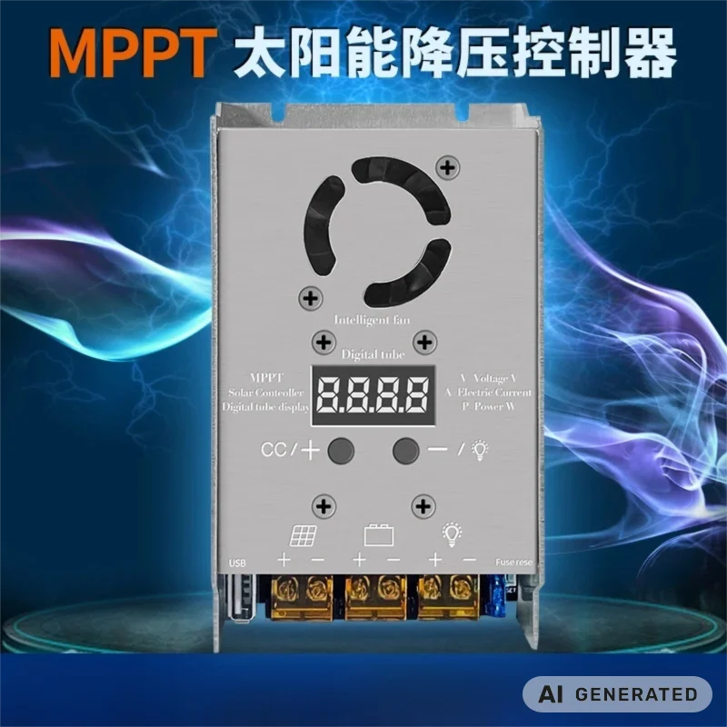 450W 20A MPPT Buck Solar Charge Controller 12V 24V Auto Detection PWM Regulator For PV Battery Charging