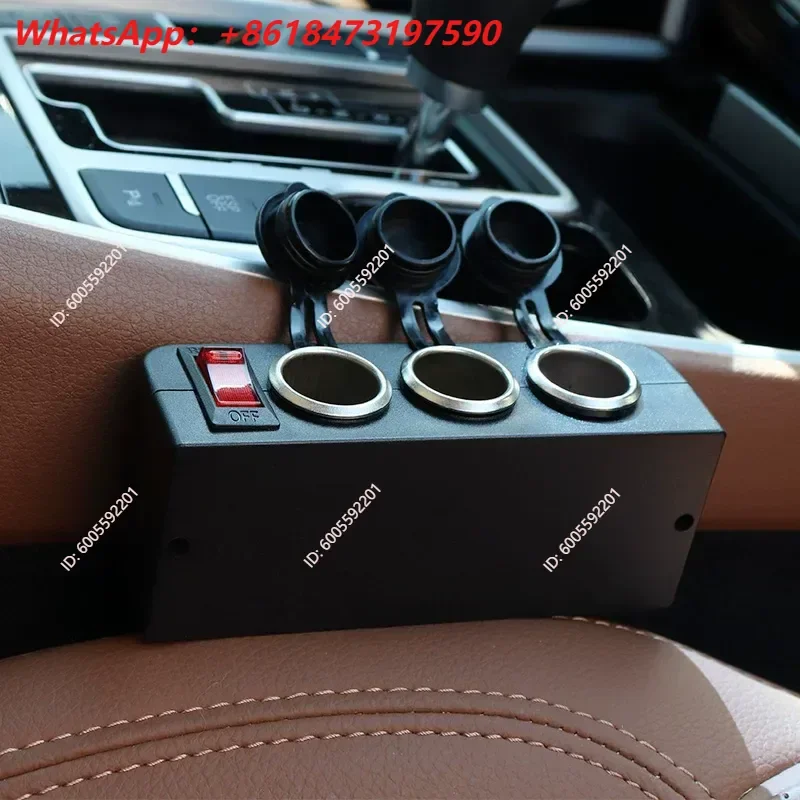 Hot Selling Car Charger 1 to 3 High Power Cigarette Lighter Splitter USB Power Distributor for Car 12V 24V