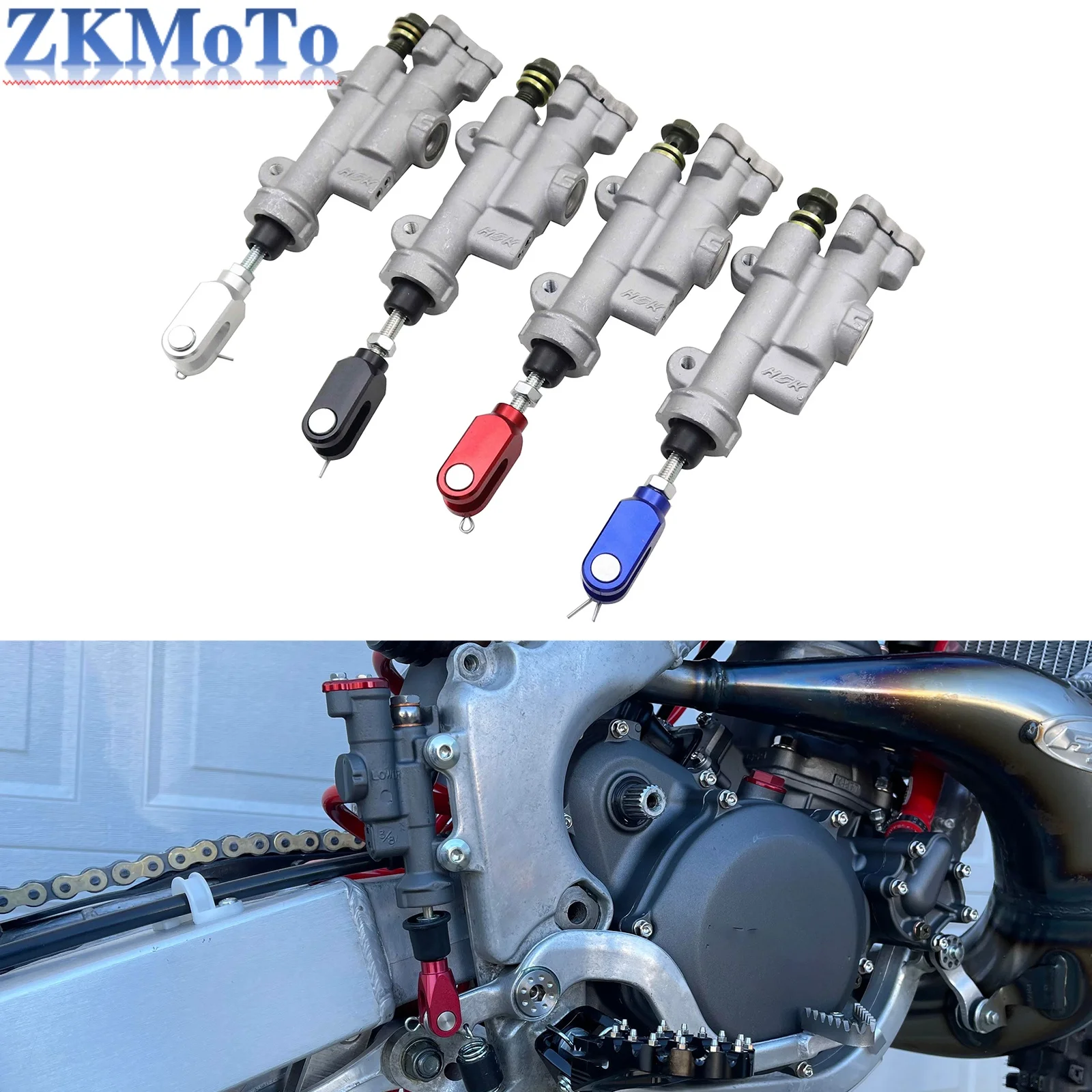 Pompa głównego cylindra tylnego hamulca motocyklowego do Honda CR125R CR250R CRF250R CRF250X CRF450R CRF450X CRF250RX CRF450RX 2002-2020