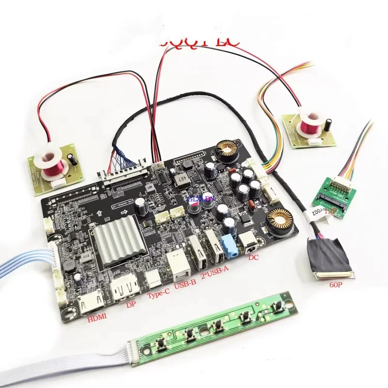 For 27'' iMac 5120x2880@60Hz A1862 A2115 5K LCD Controller DP Type-c Driver Board DIY Monitor+ Speaker Crossover For LM270QQ1