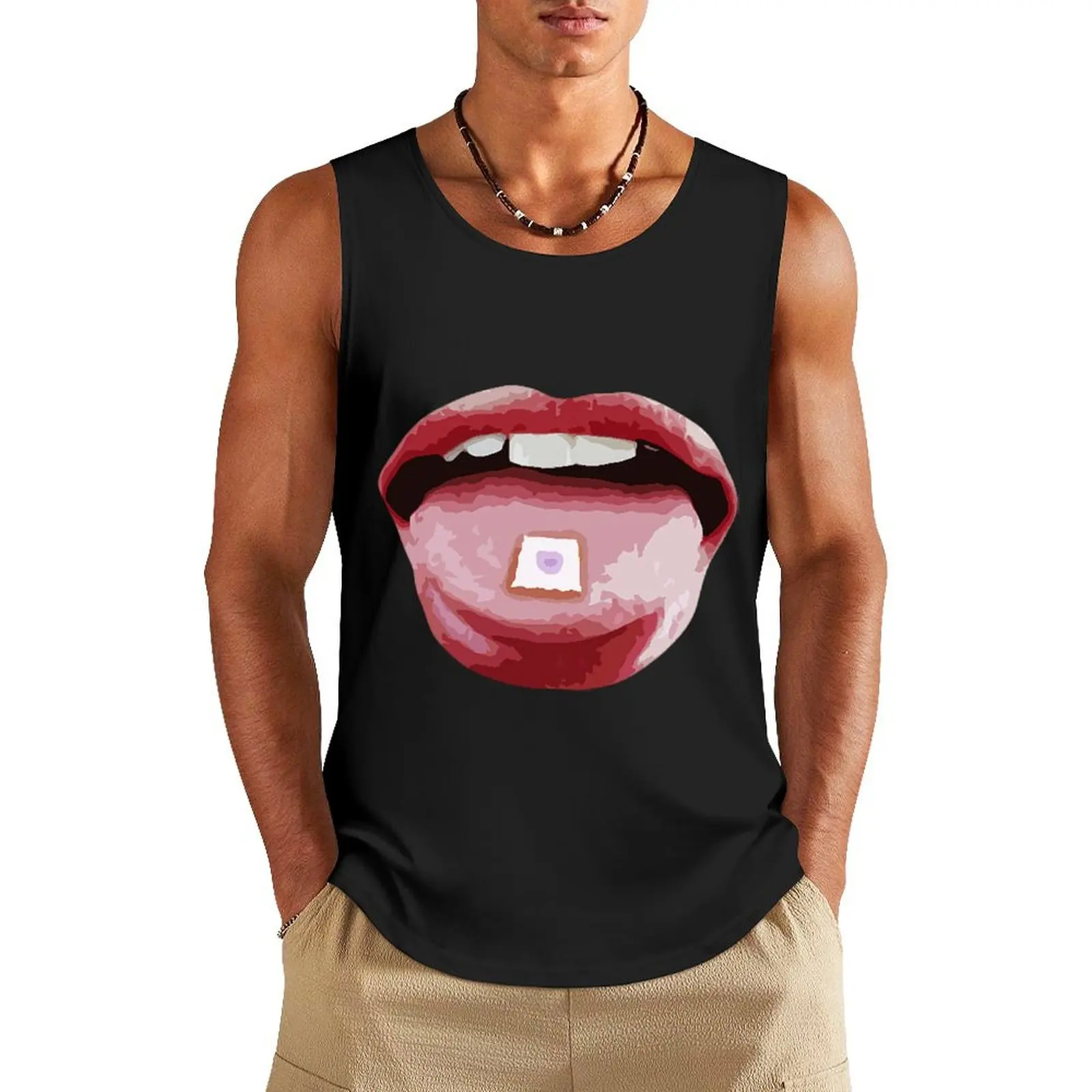 

LSD Tank Top bodybuilding men clothes Clothing gym clothes man anime gym