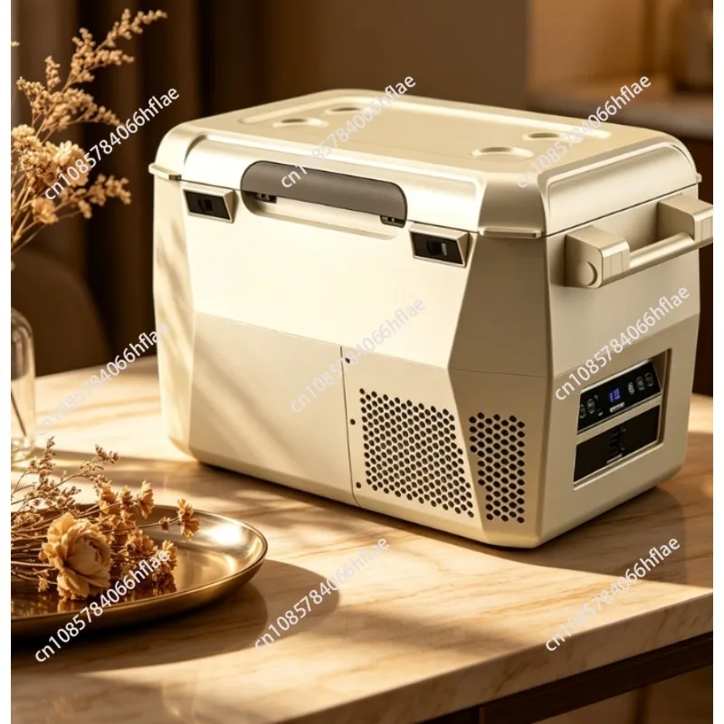26L Portable 12V Car Mini Refrigerator, Freezer Cooler Box for Camping, Beauty and Insulin