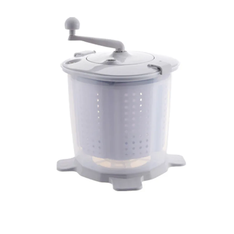 Manual water addition Hand-cranked washing machine Dehydration drying bucket Foot pedal balance Student dormitory Elution