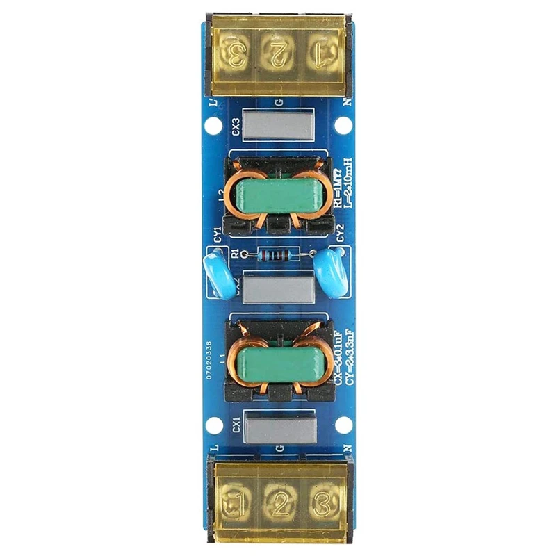 Power EMI Filter Module 25A High Frequency Two-Stage Wave Filter Power Low-Pass Filter Board