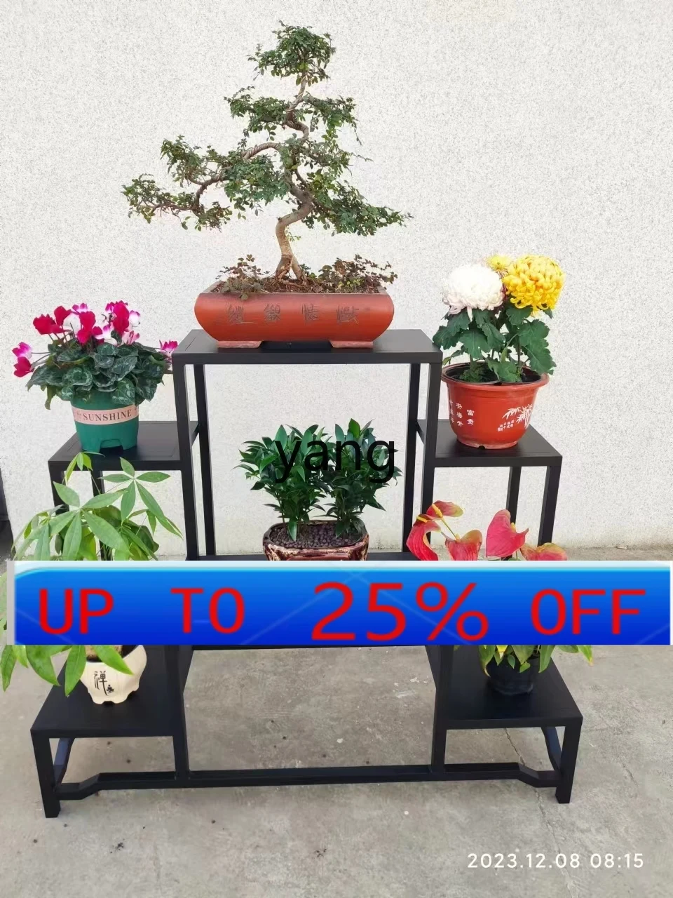 LMM Integrated Indoor and Outdoor Bonsai Stand Floor-standing Storage Rack