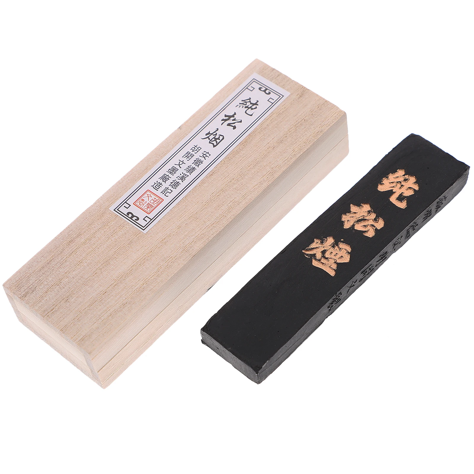 

1pc Chinese Calligraphy Ink Stick Black Color Sumi Art Tool For Writing Painting Desk Decoration Teaching Supplies