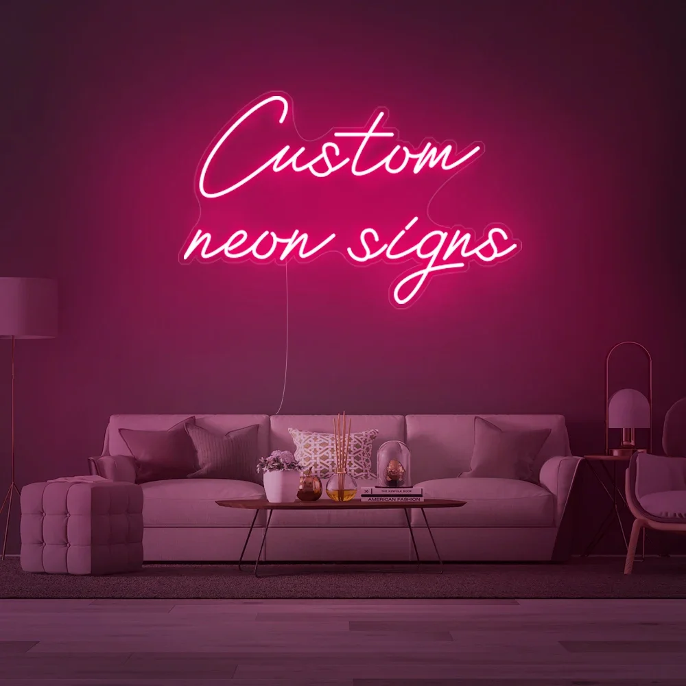 

Custom Neon Led Sign Personalised Light Room Decoration DIY Wedding Party Birthday Store Business Name Design