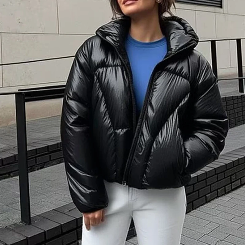 

2025 Black Long Sleeve Tosp Coat Woman Hoody Jackets Coat With Hoodies Jackets Winter Women's Coat Warm Thick Outwear zartins
