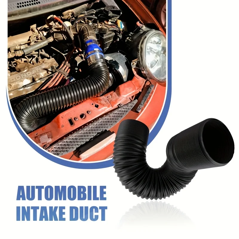 63/76mm Car Engine Air Intake Pipe Automobile Intake Duct General Motors Cold Air Turbine Intake Pipe Flexible Pipe Hose