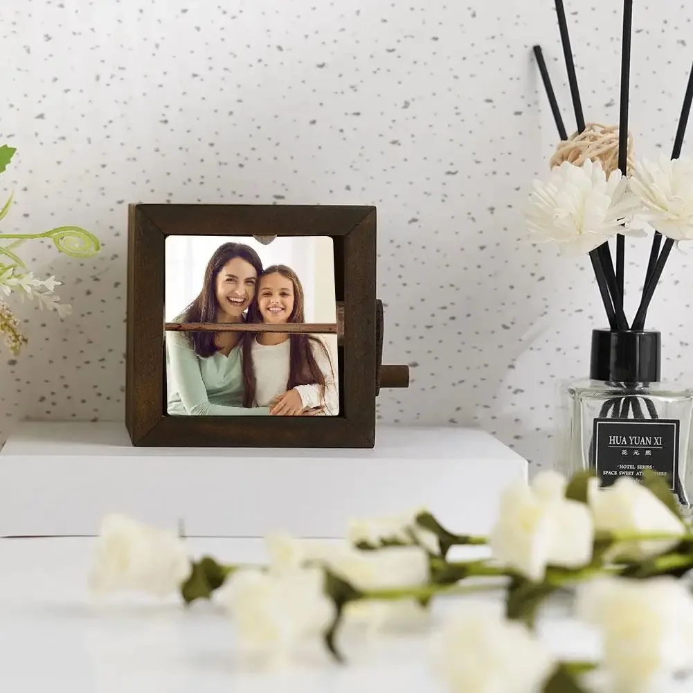 8/16pcs Customized Flip Book 2025 Valentine's Day Gift Glow Decoration Turning Book Home Machine Night Light Photo Custom W9R2