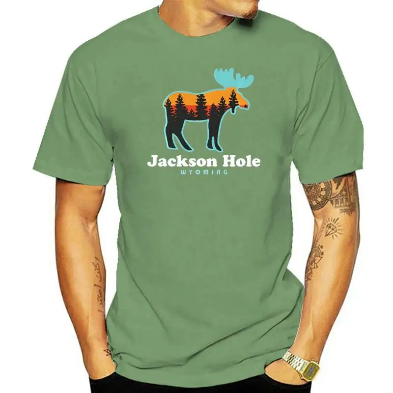 

Jackson Hole Wyoming Shirt - Moose Mountains Jackson Black Navy T-Shirt S-6Xl New Unisex Funnytee Shirt