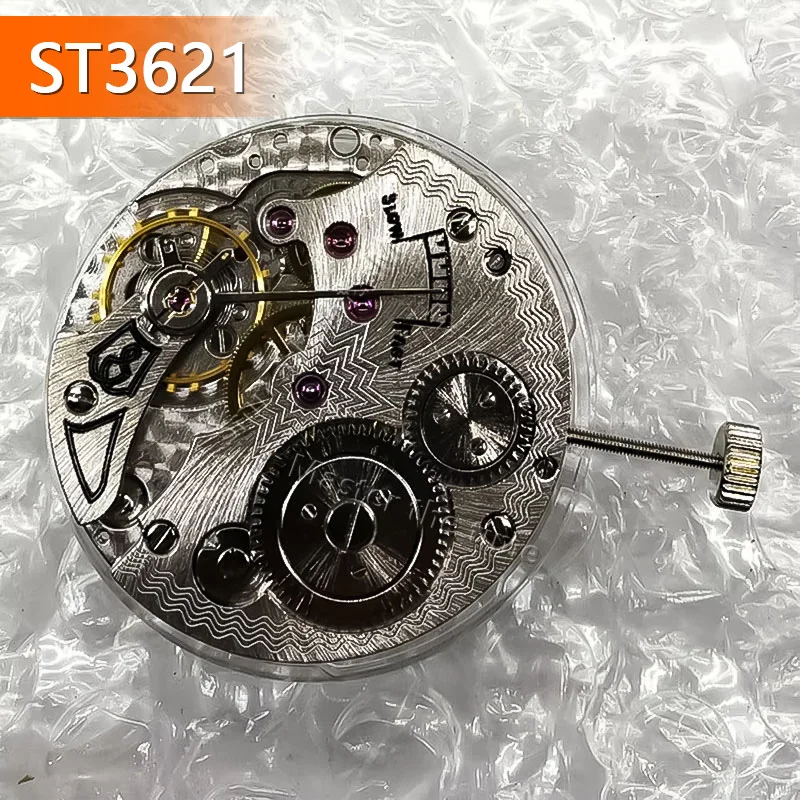 男性と女性のための手巻き腕時計機械式ムーブメント17ジュエル6498コアst3621eta-6498モデルと互換性あり