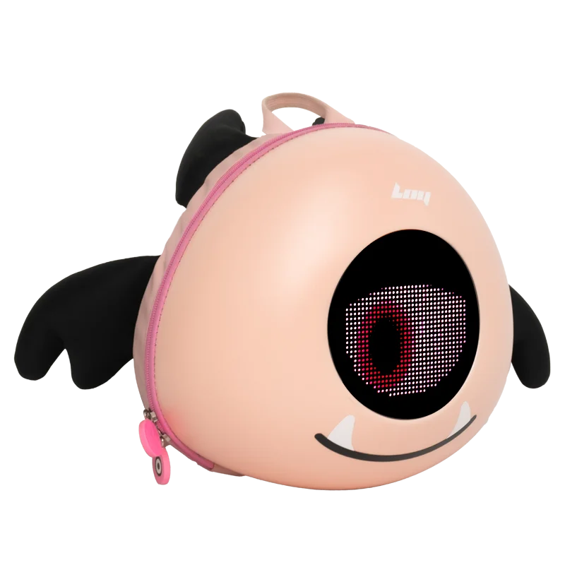 Plecak szkolny LOY Angel Eye Cartoon Cute Waterproof Mini Lightweight Kids Girls Student Led Screen Backpack for School