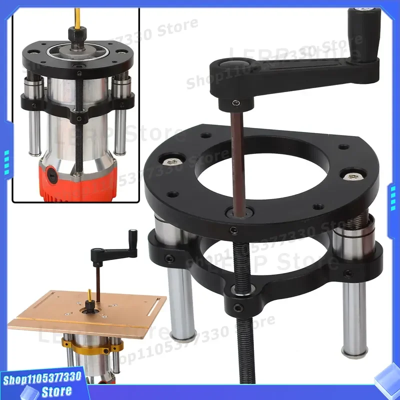 65mm Flip Chip Lifting Base Bakelite Milling Table Small Gong Machine Slotted Tenon Trimming Chamfered Workbench for