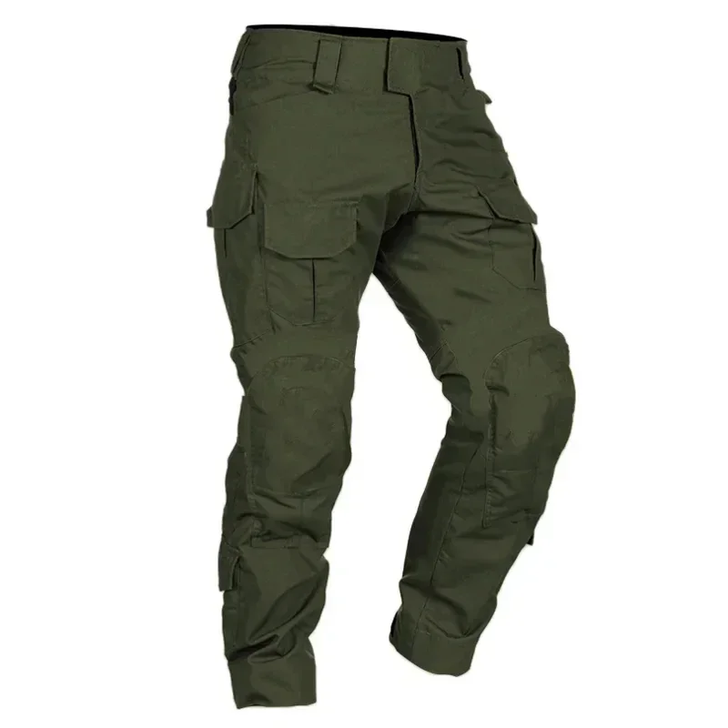 Versatile Men's Tactical Pants Men Combat Trousers Camo Cargo Pants Hunting Clothes Adjustable Hiking Pant No Knee Pads