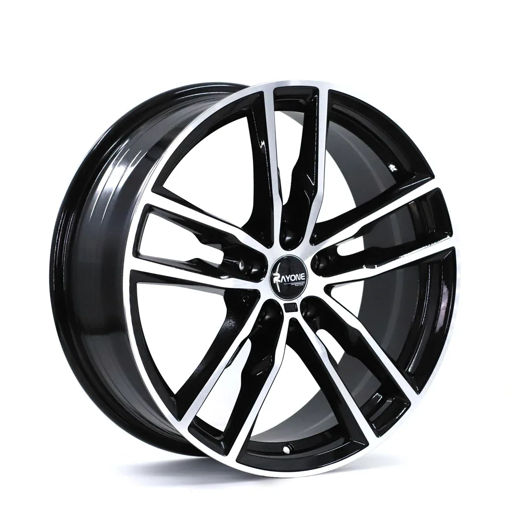 DX438   17 Inch  Passenger Car Rims Wheels Alloy PCD 5*112  5*120  5*114.3  Aluminum Alloy Rims Wheels