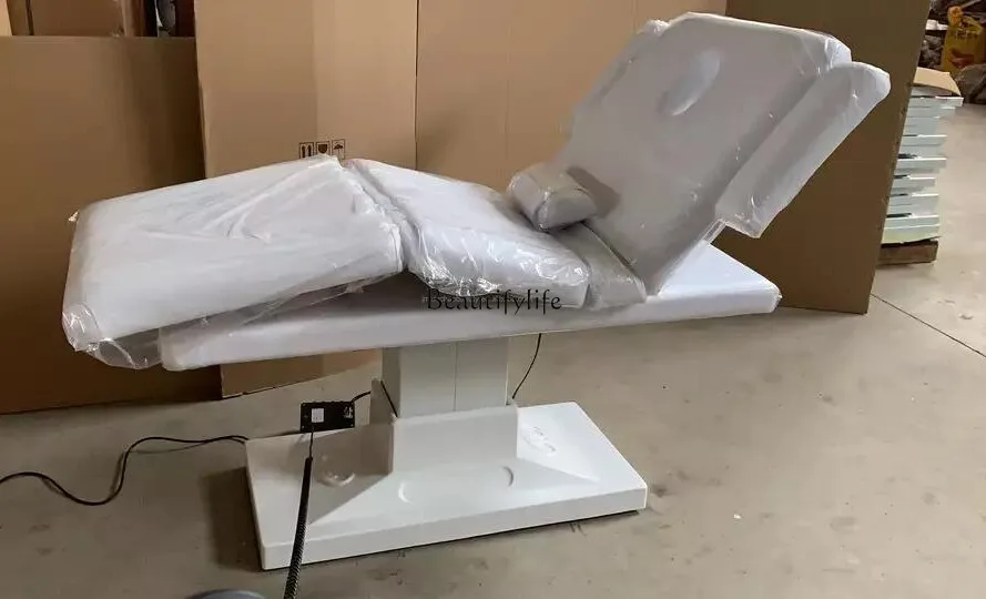 04Electric beauty tattoo embroidery body massage bed multi-functional electric lifting with armrest 3