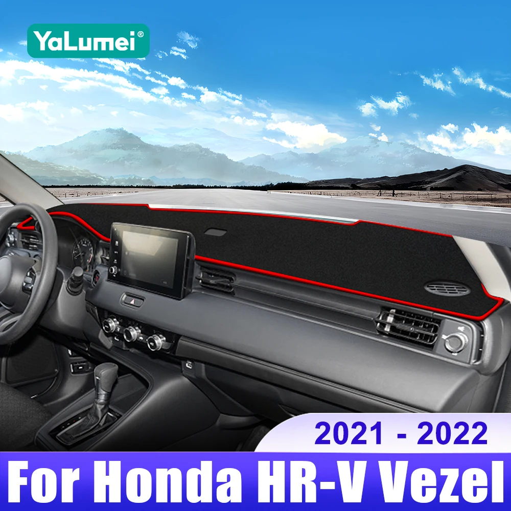 

For Honda HR-V HRV Vezel 2021 2022 Car Dashboard Cover Dash Mat Sun Shade Instrument Desk Non-slip Pad Accessories