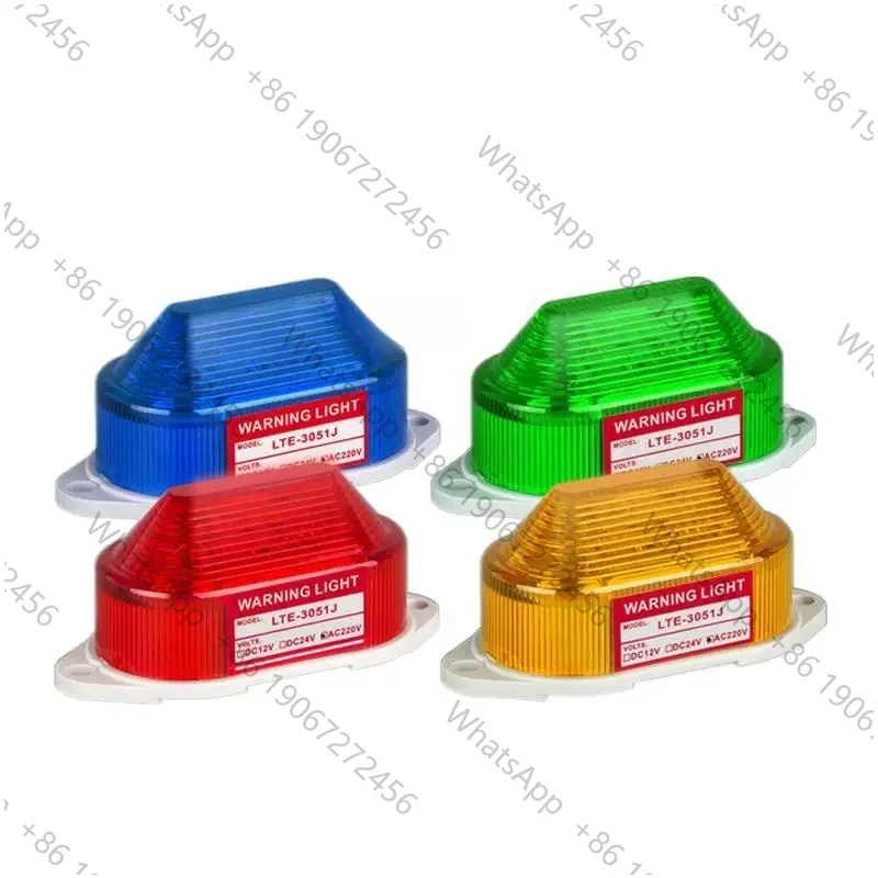 Strobe Signal Warning light LTE-5051 12V 24V 220V Indicator light LED Lamp small Flashing Light Security Alarm Flash Only