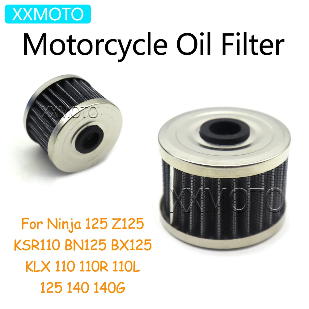 

For Kawasaki Ninja125 Ninja 125 KLX110 KLX110R KLX 140G KSR110 BX125 KLX 125 Motorcycle Oil Filter Fuel Filter Element System