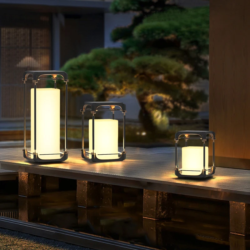 発光フロアランプ中庭ソーラーLED屋外照明非太陽光ランプ屋外ガーデンランプ屋外庭園装飾