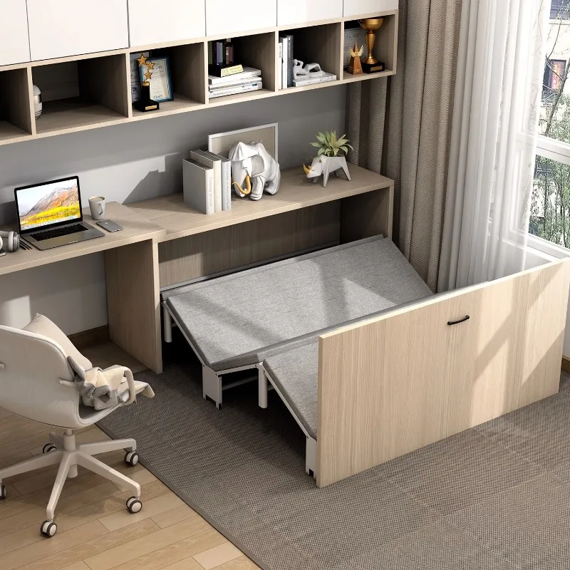 

Minimalist Reading Bed Organiser Unique Luxury Folding Bed Multifunctional Bedroom Cama De Lujo Para Dormitorio Home Furniture