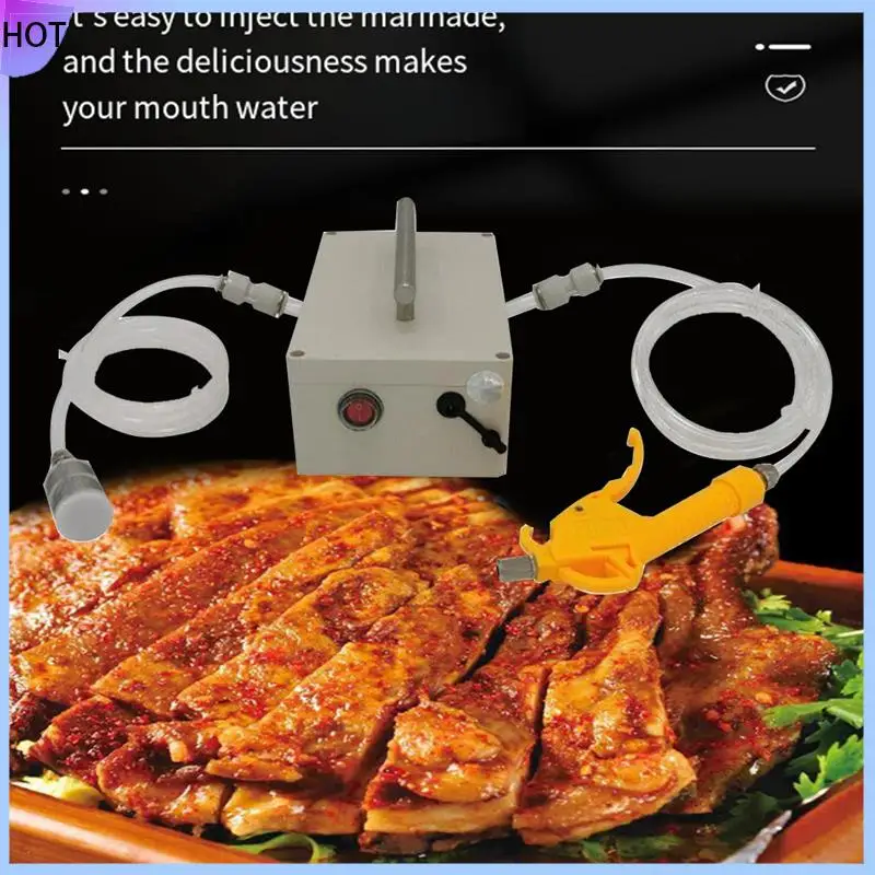 B45C ملوحة اللحوم الكهربائية ذات الضغط العالي مع مضخة حقنة محلية وحاقن لحم الخنزير المقدد بقابس أمريكي #5