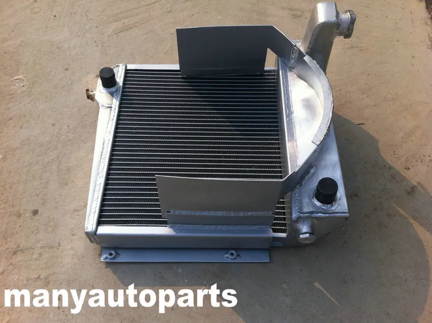 aluminum alloy radiator +FAN FOR Austin Healey Sprite Bugeye/MG Midget