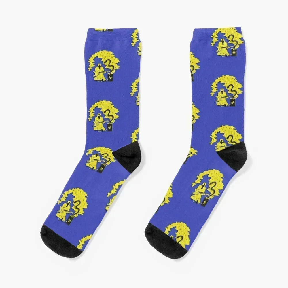 

King Gizzard Flying Microtonal Banana Album Cover Merch Socks crazy gym new in's Rugby Girl'S Socks Men's