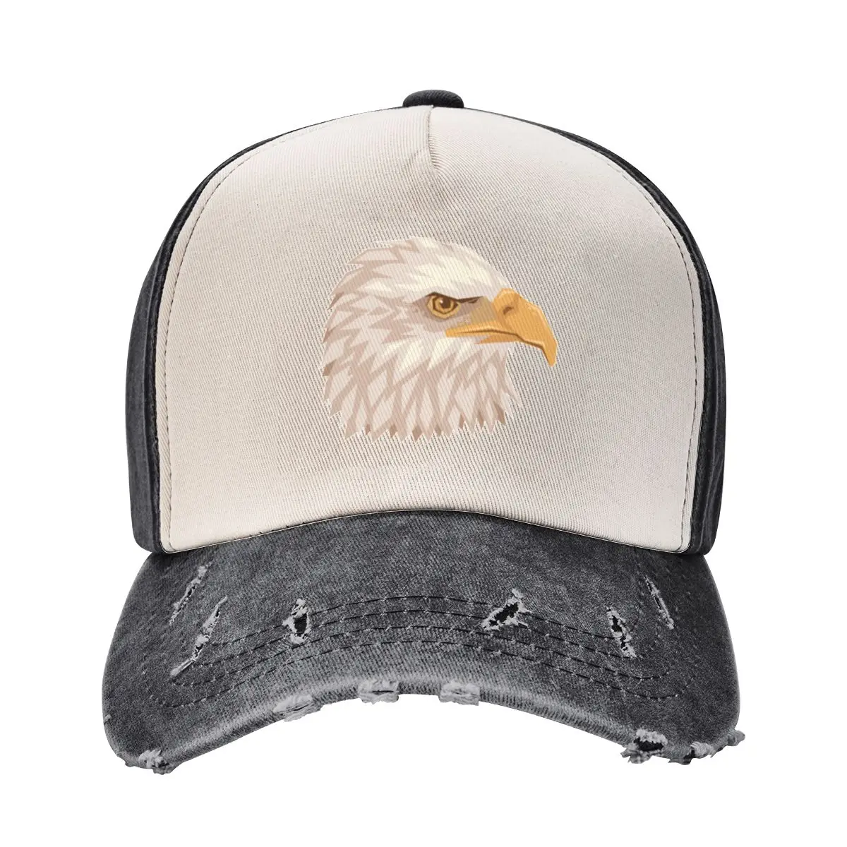 Low Poly Bald Eagle Head Baseball Cap Hip Hop Wild Ball Hat Women's Beach Outlet Men's