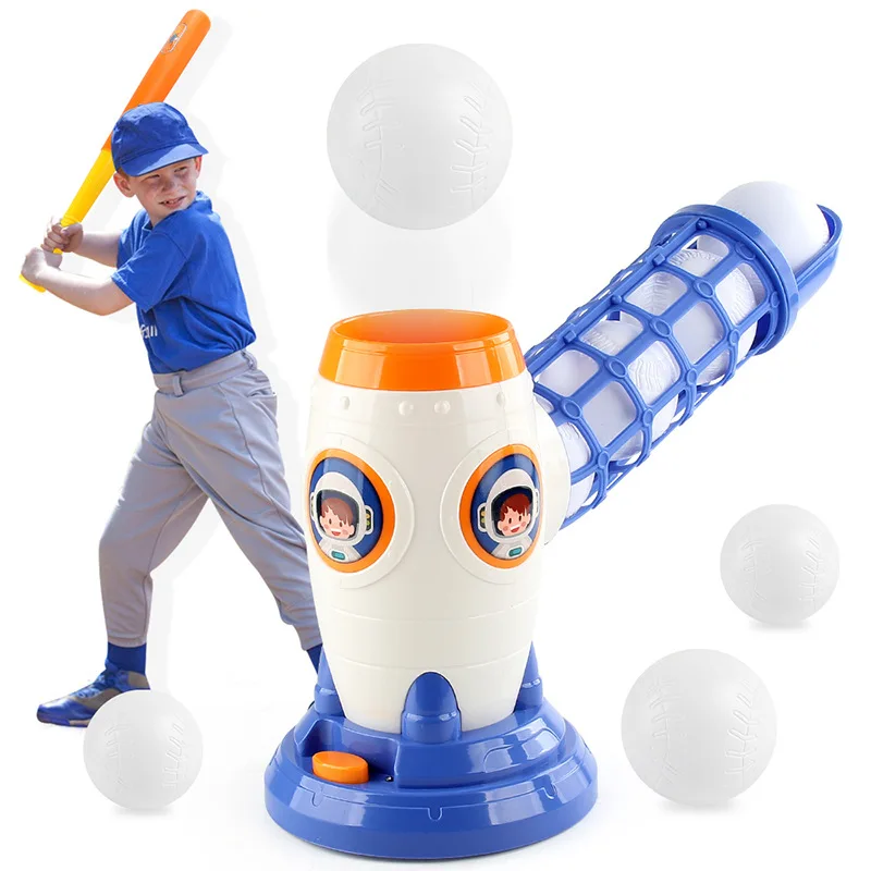 Children's baseball launcher toy set, indoor and outdoor sports leisure toys, remote control electric serve