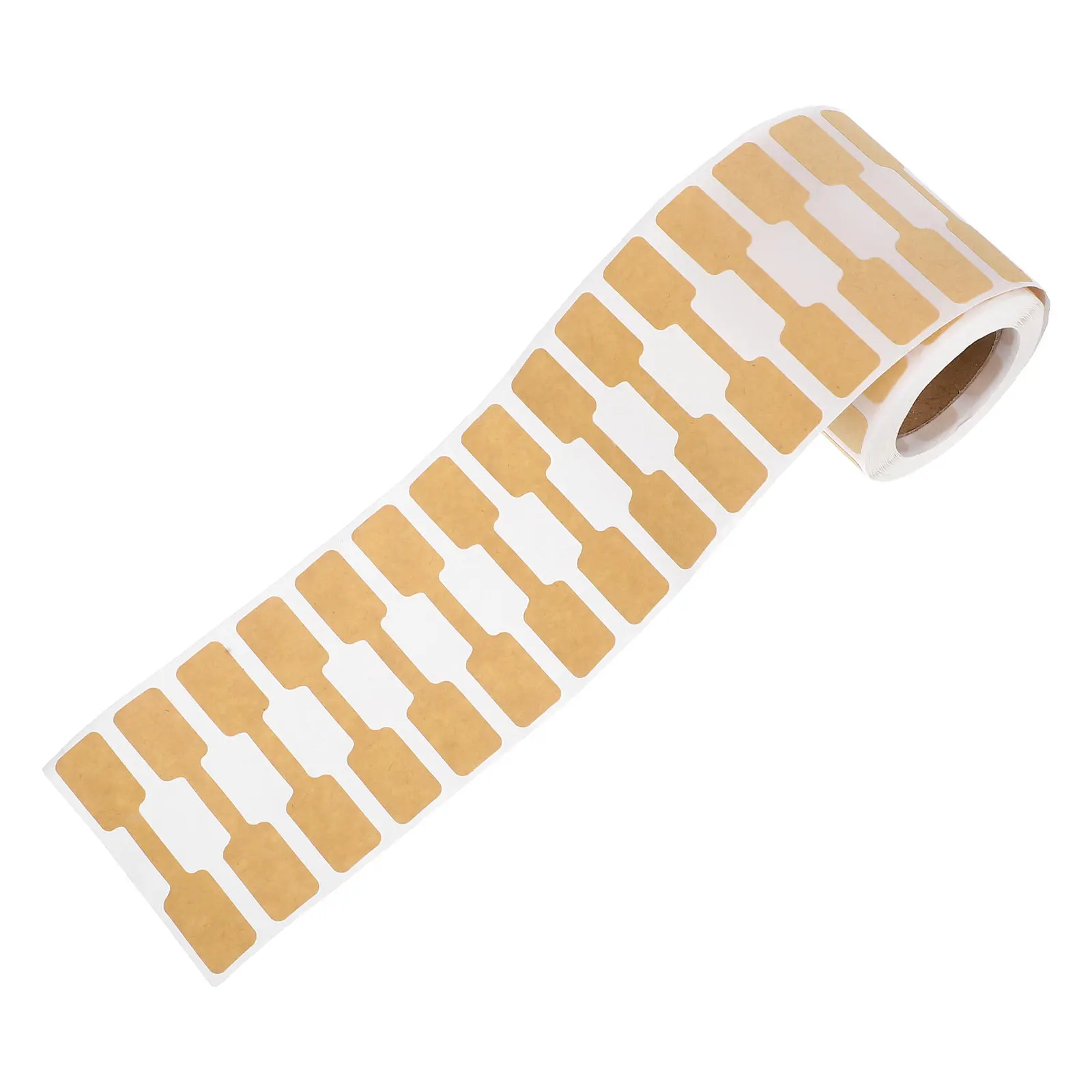 

500Pcs Jewelry Price Tags Rectangle Shape Self Adhesive Dumbbell Stickers for Bracelet Ring Clothing Labels Display