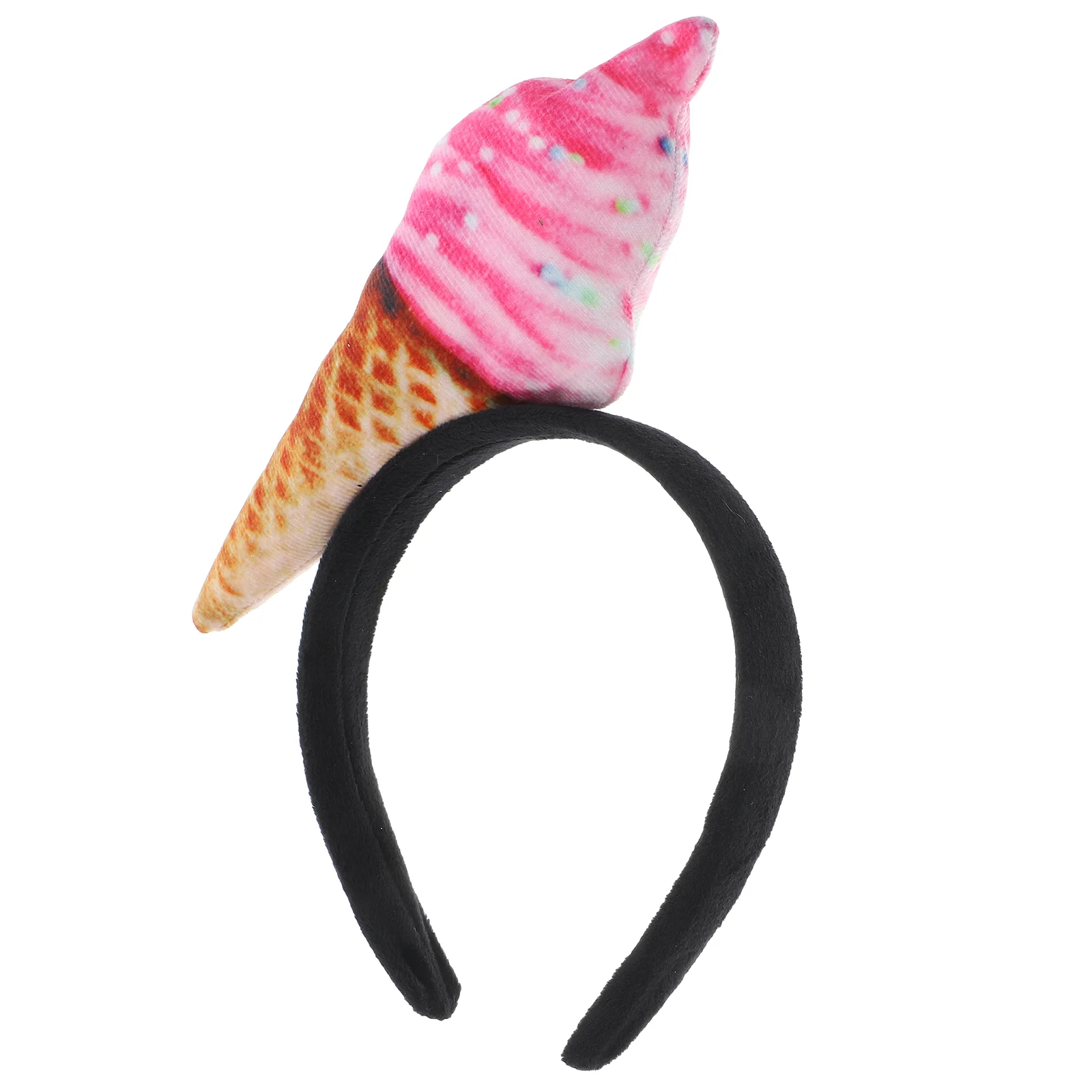 1 pcs Ice Cream Headband Cupcake Women's Hair Band Cosplay Party Headbands Styling Tool for Face Wash Cosplay Party Decorations