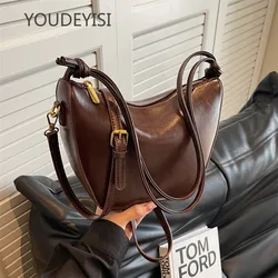 YOUDEYISI Dumpling Bag: Women's Bag, High-end Casual, Large-capacity One-shoulder Messenger Winter Tide Bag