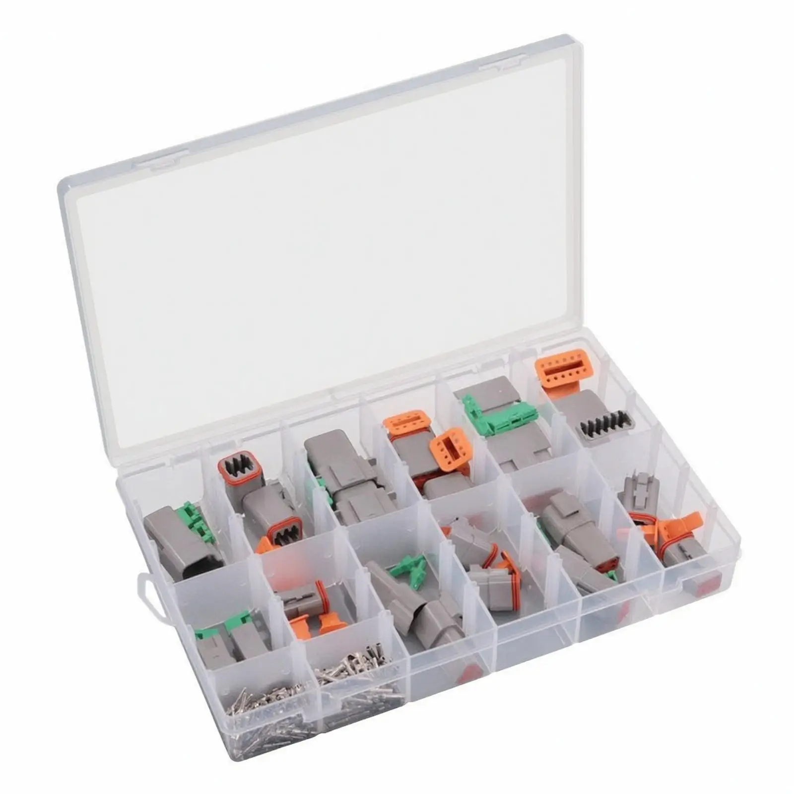 152 Pieces Automotive Electrical Connector Kit with Storage Case Weatherproof Waterproof Automotive Wire Connector Set