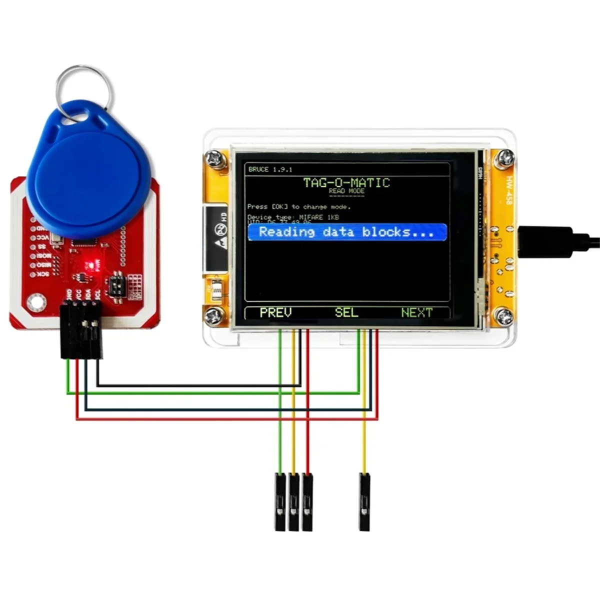 

2025 New- ESP32 CYD 2432S028 Wi-Fi Bluetooth NFC PN532 GNSS ATGM336H Tool Enable Network Secure & Reliable Wireless with NFC