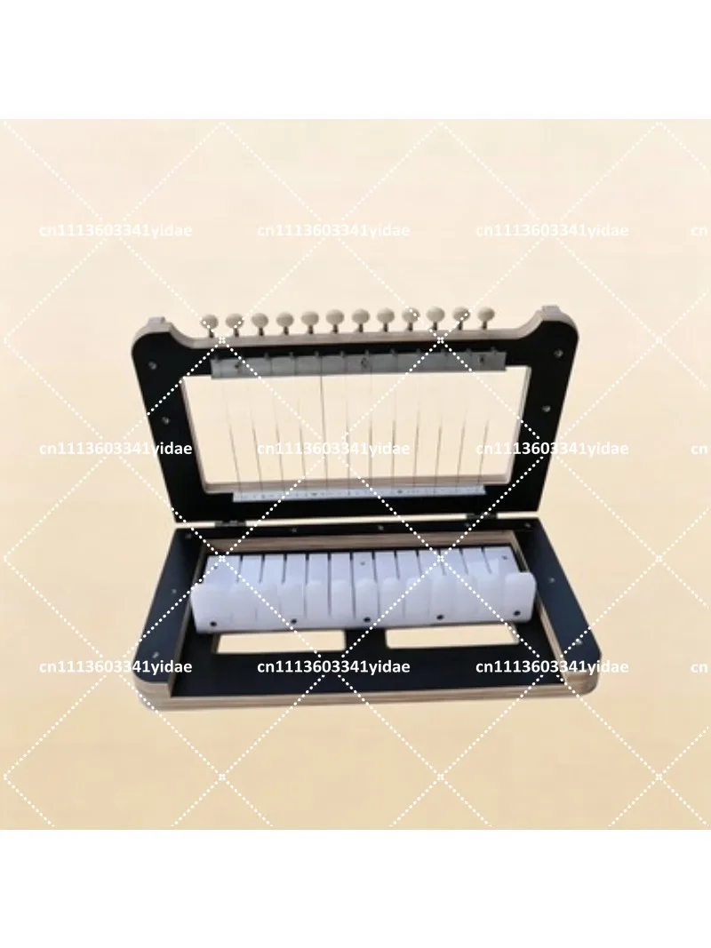 Precision Bamboo Soap Slicer, Handmade Soap Cutter with Multiple Wires, Manual Soap Tool Cut 1-12 Strips Evenly