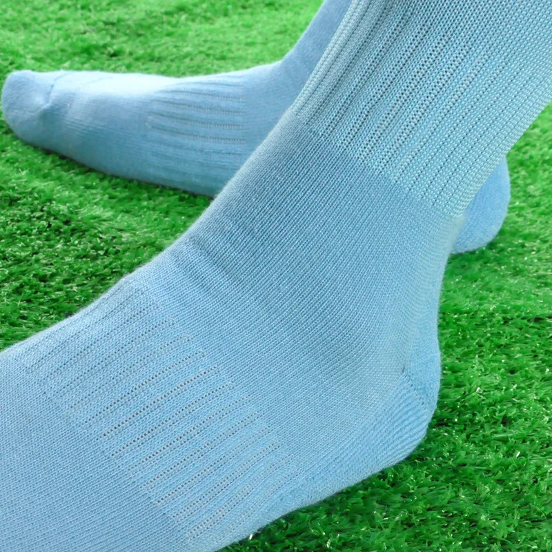 Kids Men Women Football Soccer Socks Thickening Towel Bottom Sports Rugby Stockings Knee-High Volleyball Long Cycling Freeship