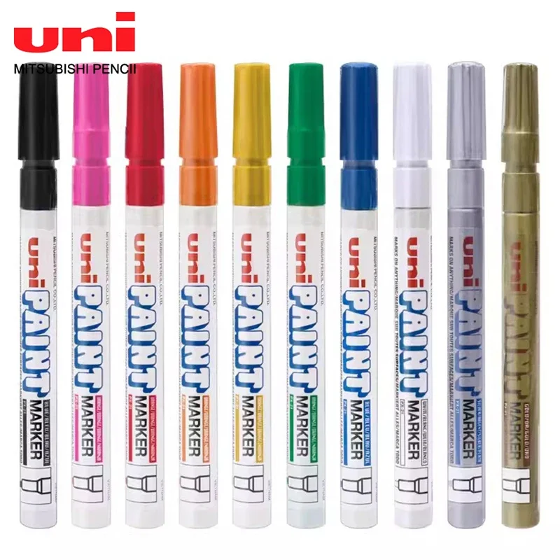 1pcs Japan UNI Paint Markers PX-21 Fine Head Wedding Signature Touch Up Graffiti Pen in The Word Permanent Marker Art Supplies