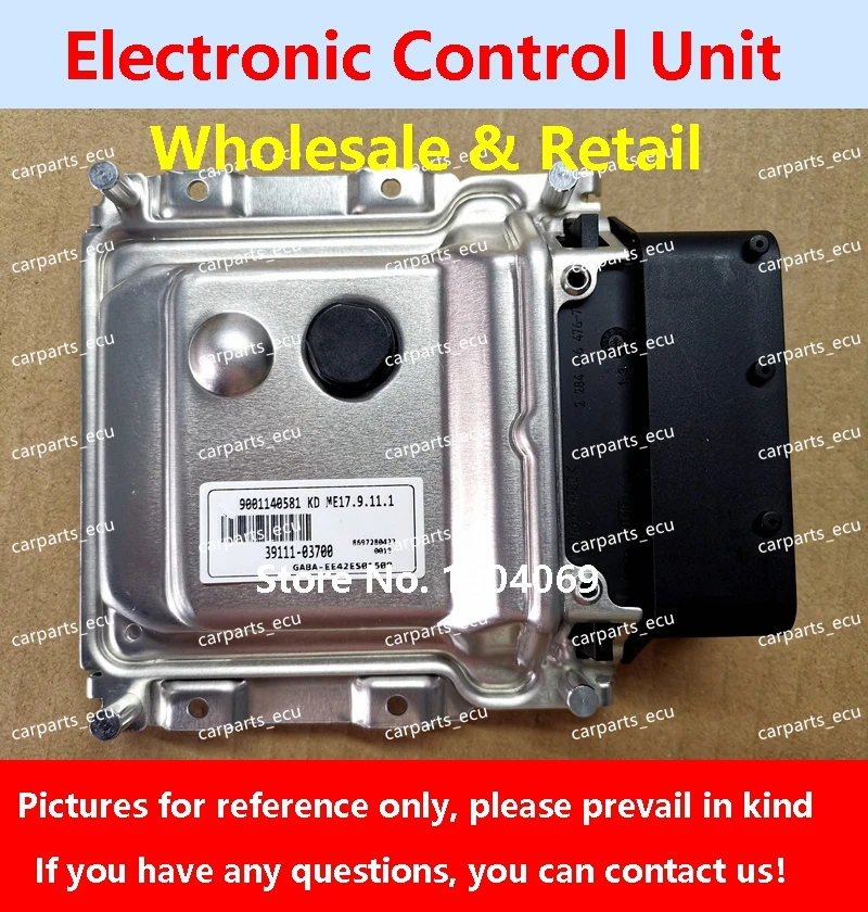 

39111-03905 246/39110-2BFC5 C47/39130-2B051 SN1 For Hyundai Elantra KIA Car Engine Computer Board/ECU/ME17.9.11.1 39111-03700